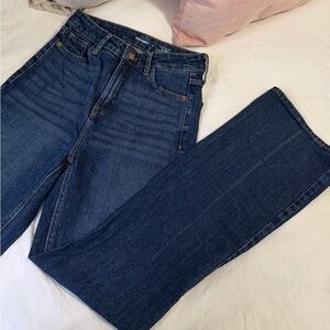 Old Navy Dark Blue Straight Leg Jeans